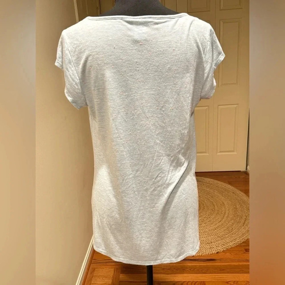 #95 Disney Mickey & Minnie Light Blue Tee Sz Medium - Picture 8 of 10